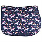 Tapis de Selle Licorne Shetland HB Bleu foncé