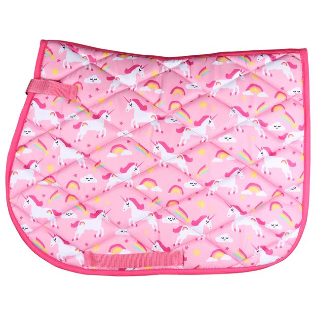 Tapis de selle Licorne Shetland HB Rose