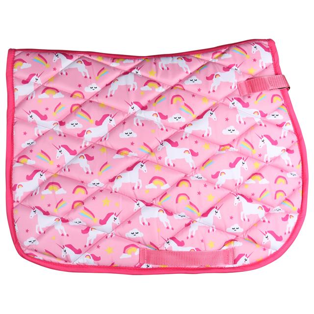 Tapis de selle Licorne Shetland HB Rose