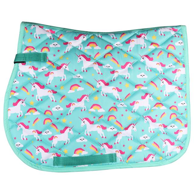 Tapis de Selle Licorne Shetland HB Turquoise