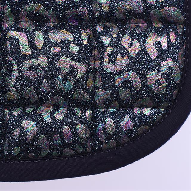 Tapis de selle Limited Edition Leopard Epplejeck Bleu foncé
