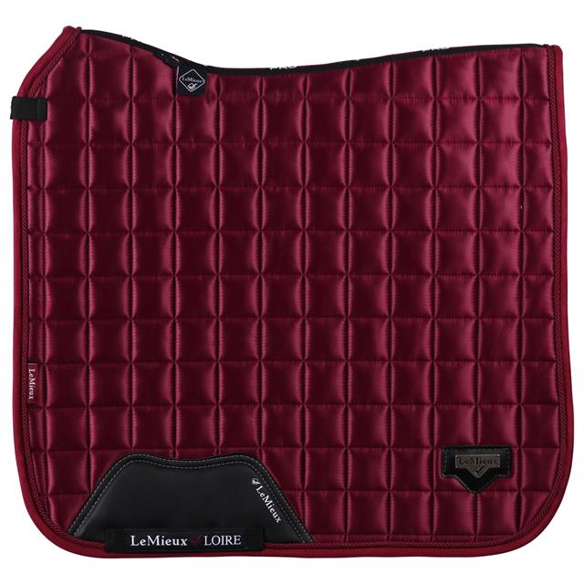 Tapis de selle Loire Classic Satin Ds LeMieux Rouge foncé
