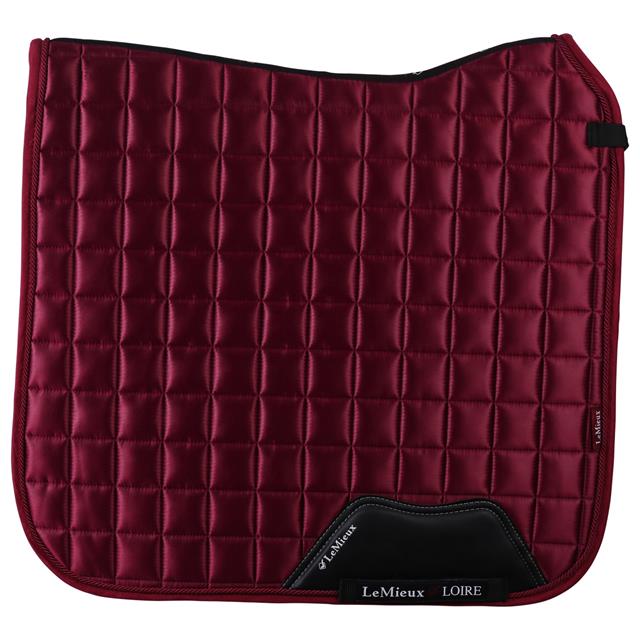 Tapis de selle Loire Classic Satin Ds LeMieux Rouge foncé