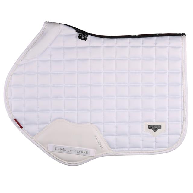 Tapis de selle Loire Close Contact Square LeMieux Blanc