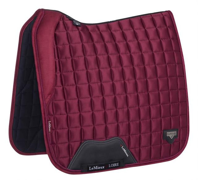 Tapis de selle Loire Dressage Square LeMieux Rouge foncé