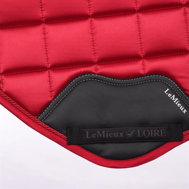 Tapis de selle Loire Square Close Contact LeMieux Rouge