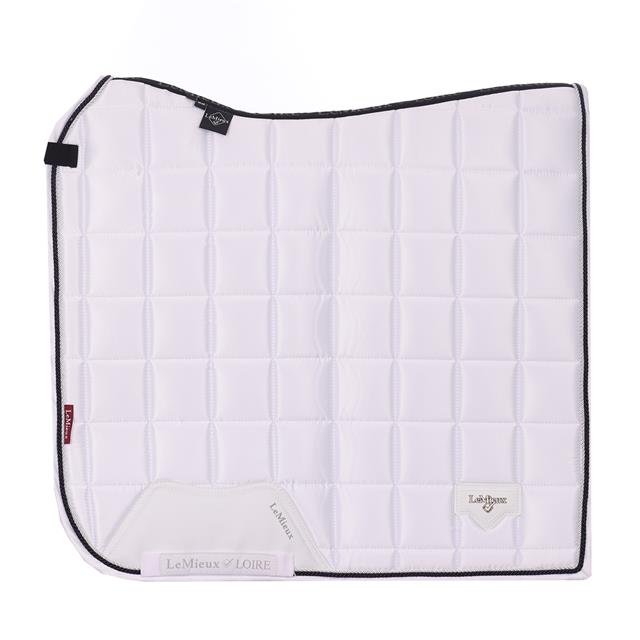 Tapis de selle Loire Square Dressage LeMieux Blanc