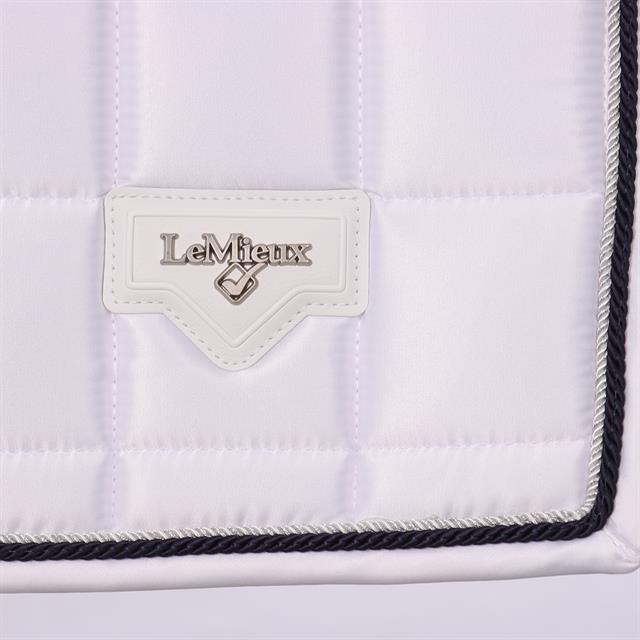 Tapis de selle Loire Square Dressage LeMieux Blanc