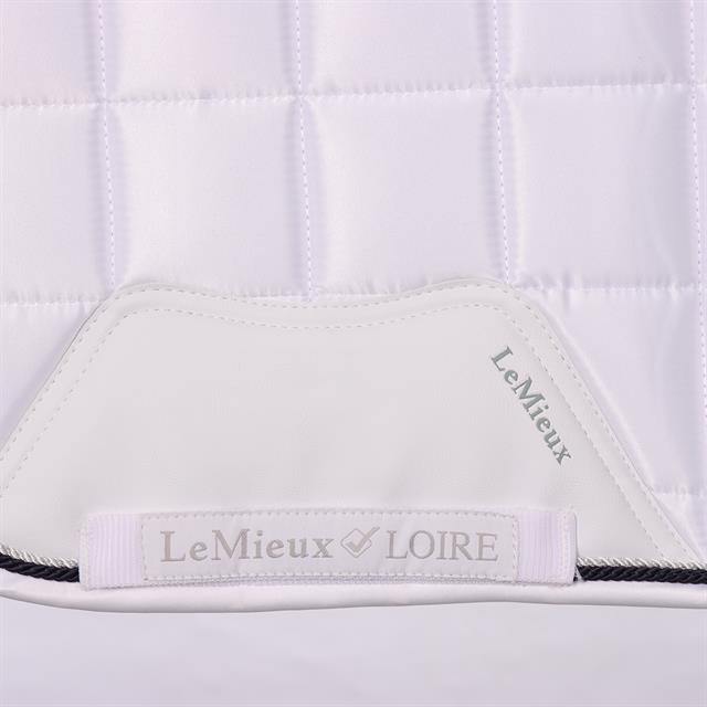 Tapis de selle Loire Square Dressage LeMieux Blanc