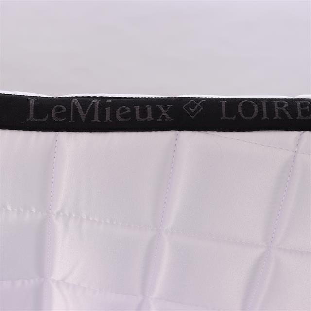Tapis de selle Loire Square Dressage LeMieux Blanc