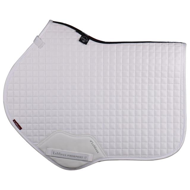 Tapis de selle Luxury Suede Cc Square LeMieux Blanc