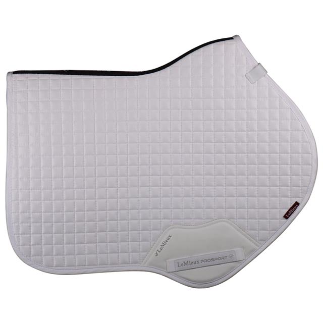 Tapis de selle Luxury Suede Cc Square LeMieux Blanc