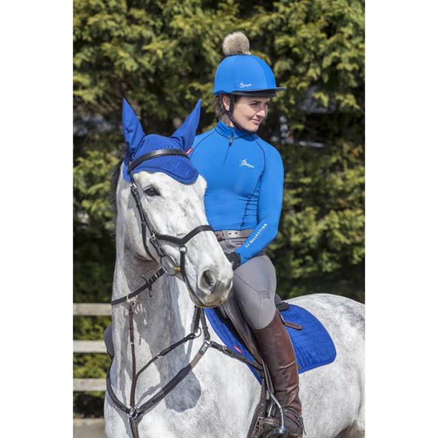 Tapis de selle Luxury Suede Cc Square LeMieux Bleu