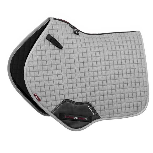 Tapis de selle Luxury Suede Cc Square LeMieux Gris