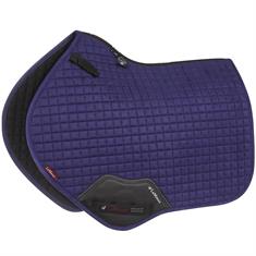 Tapis de selle Luxury Suede Cc Square LeMieux MID BLUE