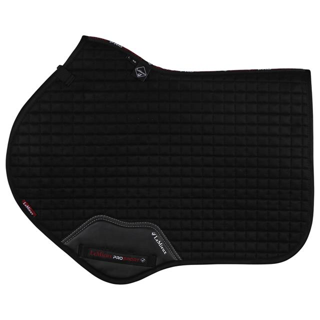 Tapis de selle Luxury Suede Cc Square LeMieux Noir