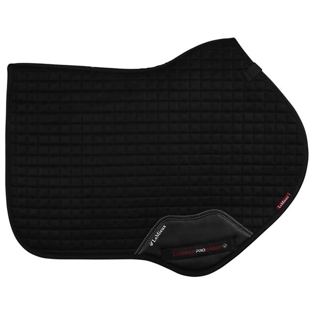 Tapis de selle Luxury Suede Cc Square LeMieux Noir