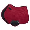 Tapis de selle Luxury Suede Cc Square LeMieux Rouge