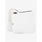 Tapis de selle Merino+ Half Lined Dressage LeMieux Blanc-blanc