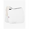 Tapis de selle Merino+ Half Lined Suede Dressage LeMieux Blanc