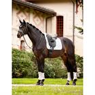 Tapis de selle Merino+ Half Lined Suede Dressage LeMieux Blanc