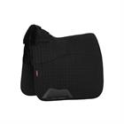 Tapis de selle Merino+ Half Lined Suede Dressage LeMieux Noir