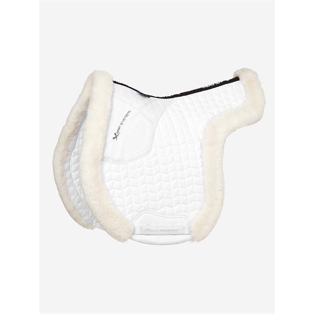 Tapis de selle Merino+ ProSorb Hunter Numnah LeMieux Blanc
