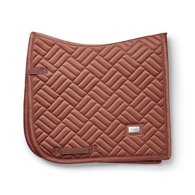 Tapis de selle Modern Coral Dressage Equestrian Stockholm Rose clair