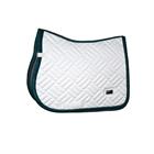 Tapis de selle Modern Dramatic Monday Equestrian Stockholm Blanc-vert