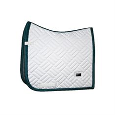Tapis de selle Modern Dramatic Monday Equestrian Stockholm Blanc-vert