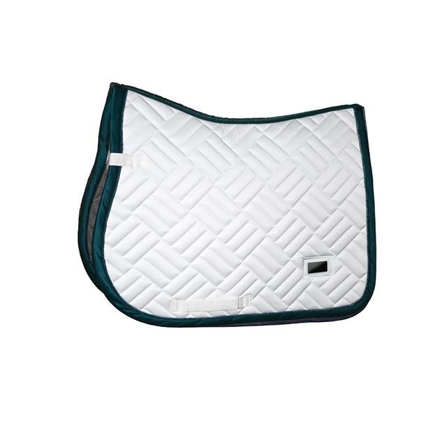 Tapis de selle Modern Dramatic Monday Equestrian Stockholm Blanc-vert