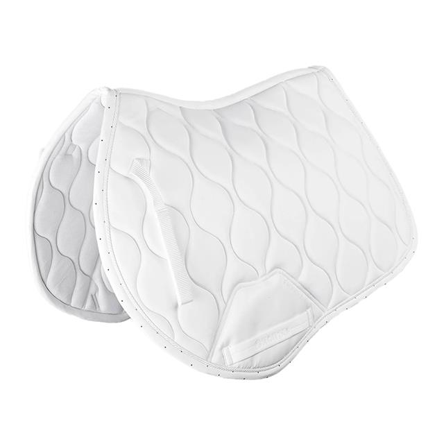 Tapis de selle MOFlow Crystal Montar Springen Blanc