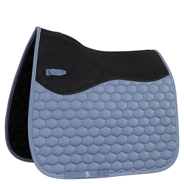 Tapis de selle Oblivion 3D Mesh Dressage BR Bleu clair