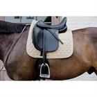 Tapis de selle Onion Quilt Rubber Logo Dressage Kentucky Beige