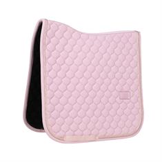 Tapis de selle Onion Quilt Rubber Logo Dressage Kentucky Rose clair