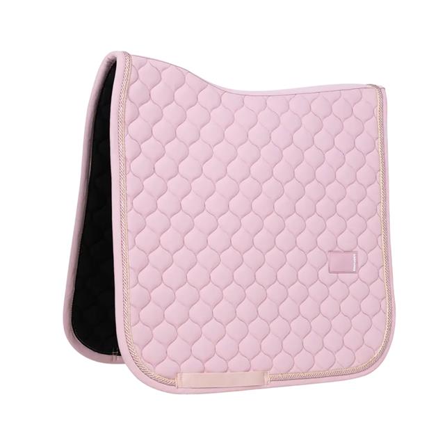Tapis de selle Onion Quilt Rubber Logo Dressage Kentucky Rose clair