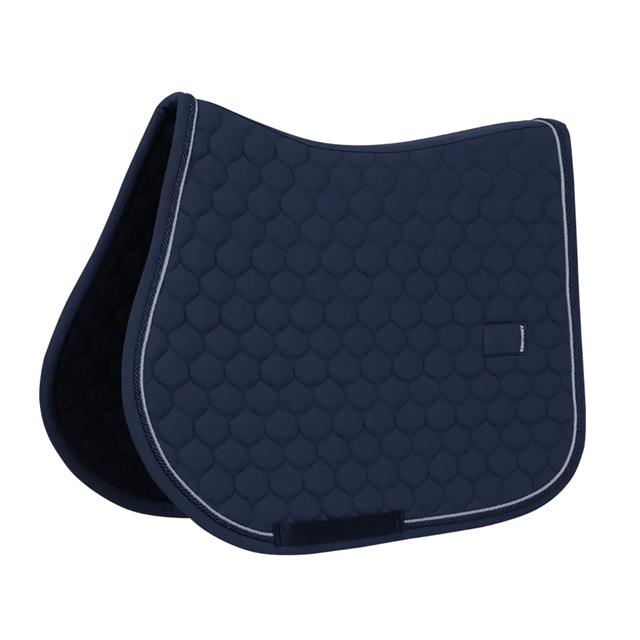 Tapis de selle Onion Quilt Rubber Logo Jumping Kentucky Bleu foncé