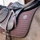 Tapis de selle Pearls Jumping Kentucky Marron