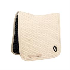 Tapis de selle Plaited 3D Logo Dressage Kentucky Beige