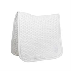 Tapis de selle Plaited 3D Logo Dressage Kentucky Blanc