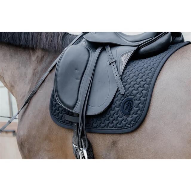 Tapis de selle Plaited 3D Logo Dressage Kentucky Noir