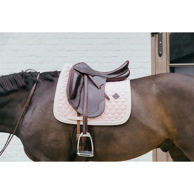 Tapis de selle Plaited Cord Dressage Kentucky Rose clair