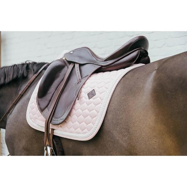 Tapis de selle Plaited Cord Dressage Kentucky Rose clair