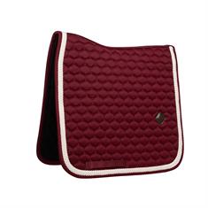 Tapis de selle Plaited Cord Dressage Kentucky Rouge foncé