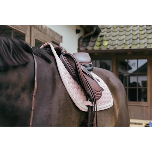Tapis de selle Plaited Cord Jumping Kentucky Beige