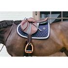 Tapis de selle Plaited Cord Jumping Kentucky Bleu foncé