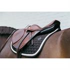 Tapis de selle Plaited Cord Jumping Kentucky Noir