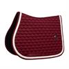 Tapis de selle Plaited Cord Jumping Kentucky Rouge foncé