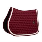Tapis de selle Plaited Cord Jumping Kentucky Rouge foncé