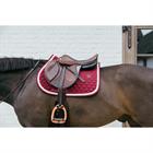 Tapis de selle Plaited Cord Jumping Kentucky Rouge foncé